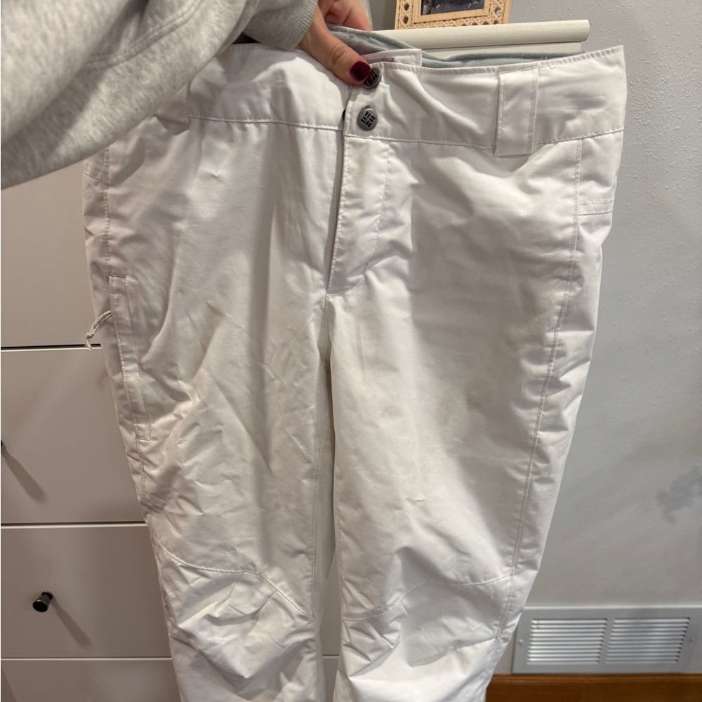 Columbia White Snowpants